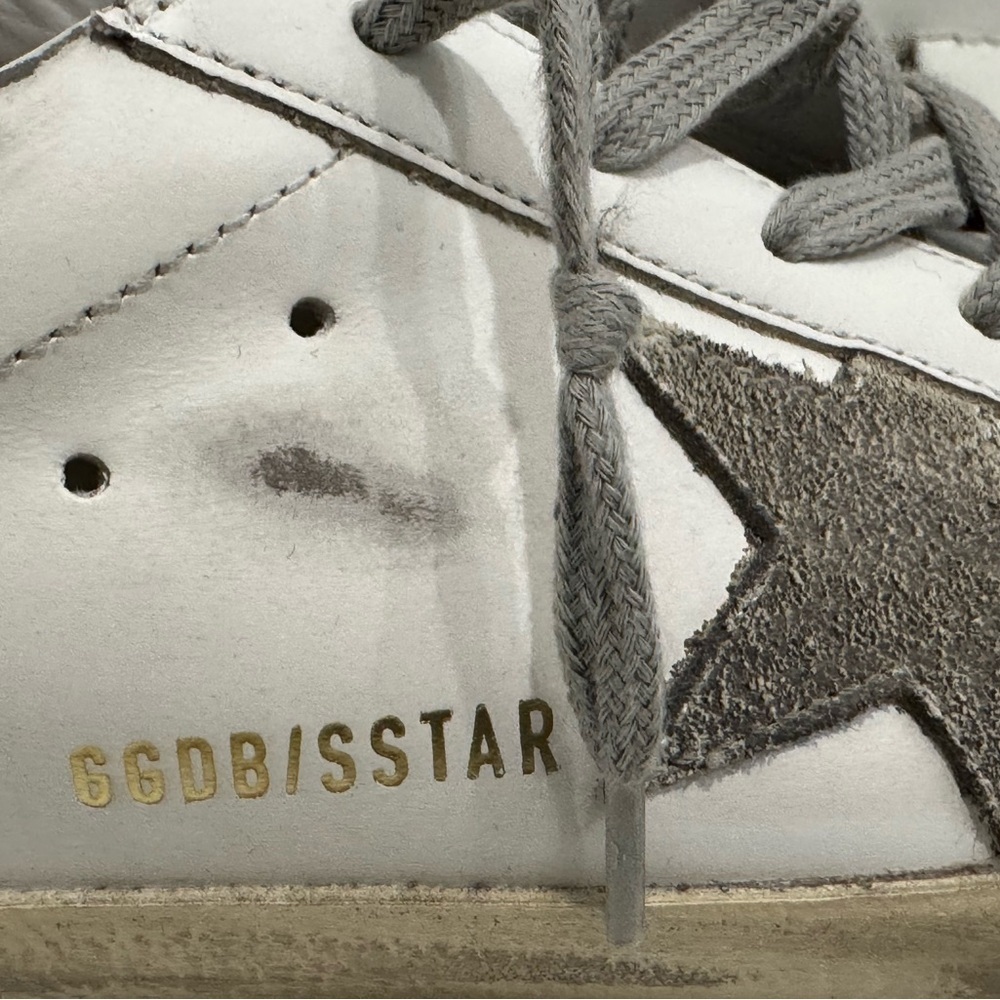 Golden Goose Women's Super Star White Leather Military NIB - Picture 9 of 11